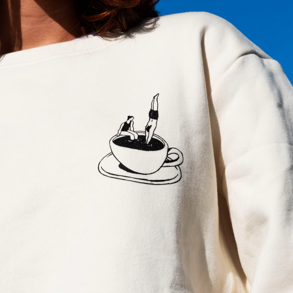 Natural Organic Cotton Crewneck Sweatshirt - Image 6